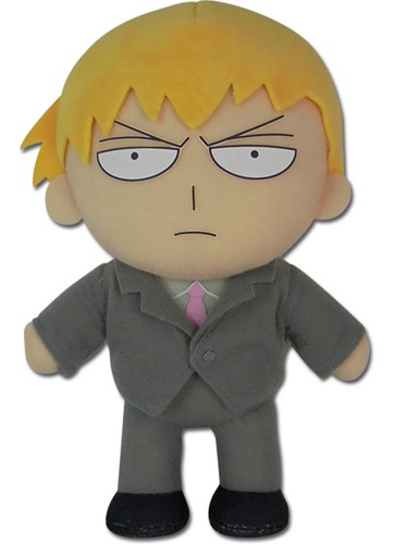 Great Eastern Entertainment Mob Psycho 100 Arataka Reigen Movable Plush 8 inch