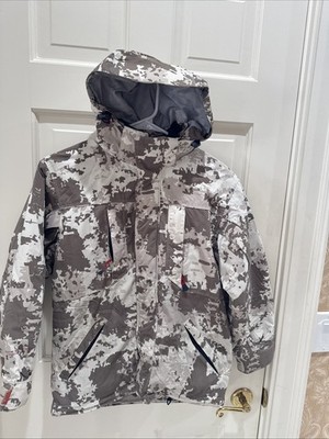 Ripzone Boy s  Size M 1000mm Brown & White Camoflauge Snow Boarding/ Ski Jacket