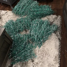 Revlis MCM Starlite Duo Green &Silver Aluminum Christmas Tree no pole/no stand