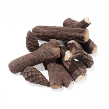 9 Pcs Fake Gas Fireplace Logs ,Ceramic Wood Fire Pit Logs Sets for Indoor or Out