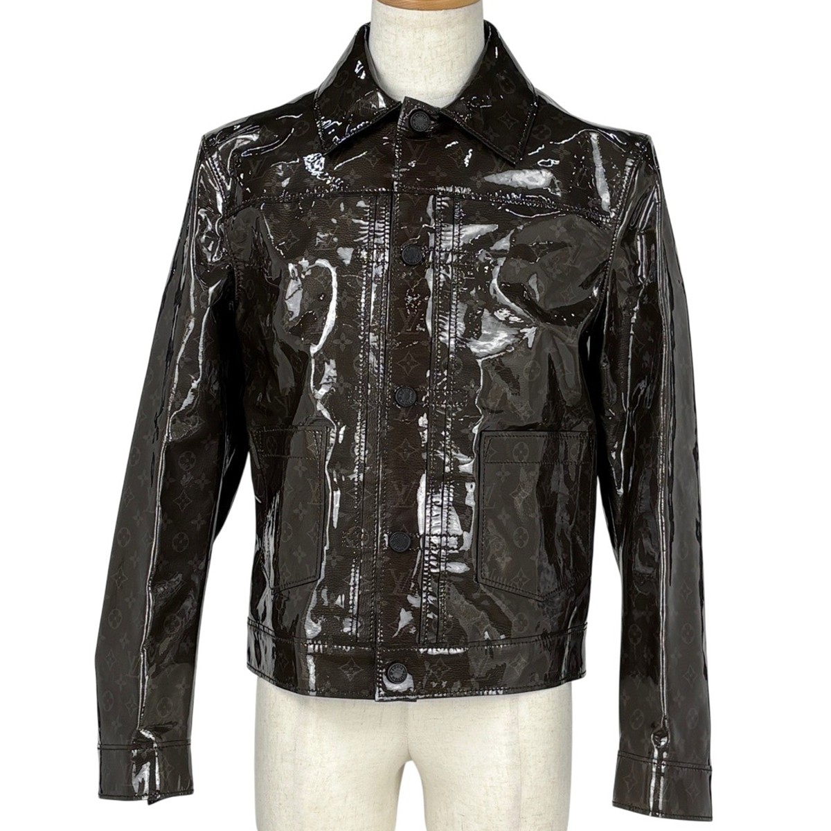 Louis Vuitton Monogram Eclipse Glaze Jacket logo … - image 1