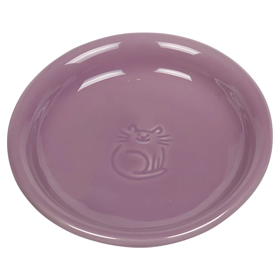 Nobby Katzen Milchschale Keramik lila 14cm Durchmesser 2cm Höhe Haustier - Bild 1 von 1
