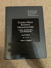 Closely Held Business Organizations - Hardcov...
