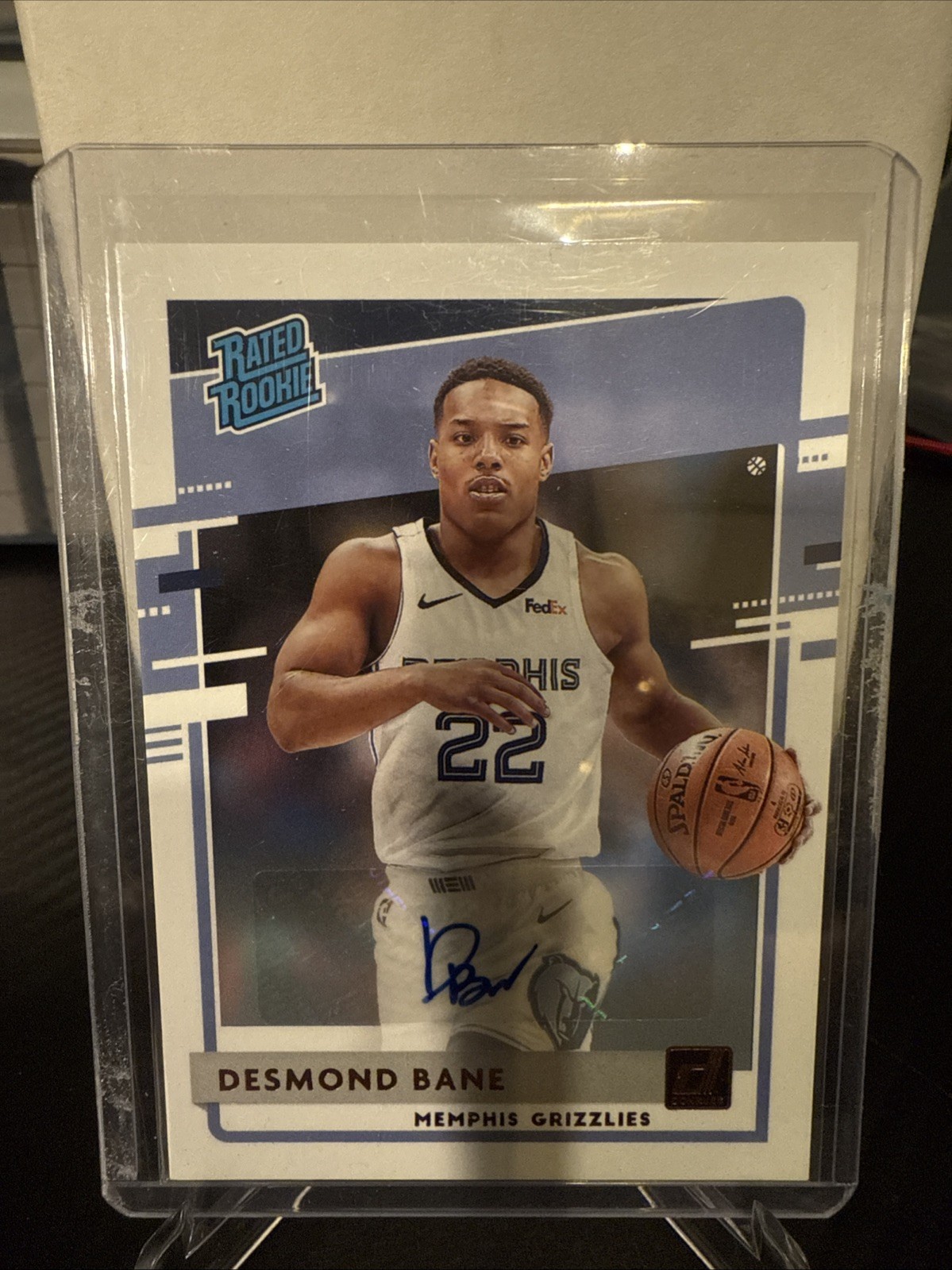 2020-21 Panini Donruss Desmond Bane Rated Rookie Autographs #240