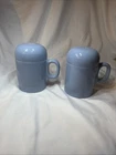Homer Laughlin Co.  Retired Fiesta Ware Periwinkle Range Top Salt & Pepper Set