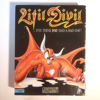 LITIL DIVIL / PC, Big Box, 3,5'' / Gremlin / Kult Retro Adventure Klassiker RAR