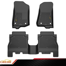 Floor Mats Fit For 18-24 Jeep Wranglerjl Tpe All Weather Custom Fit Car Liner