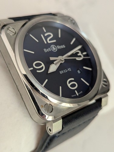 Bell & Ross BR03-92 Blue Steel BR0392-BLUE