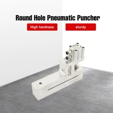 PP Film Bag Punching Machine Round Hole Pneumatic Puncher BOPP Plastic Bag