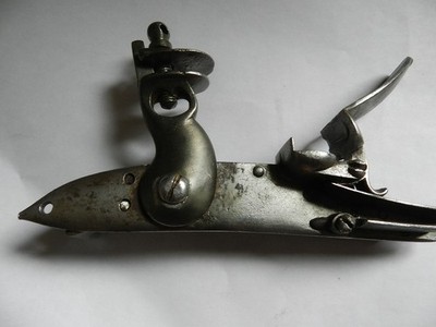 Large Brown Bess complete musket Flintlock lock