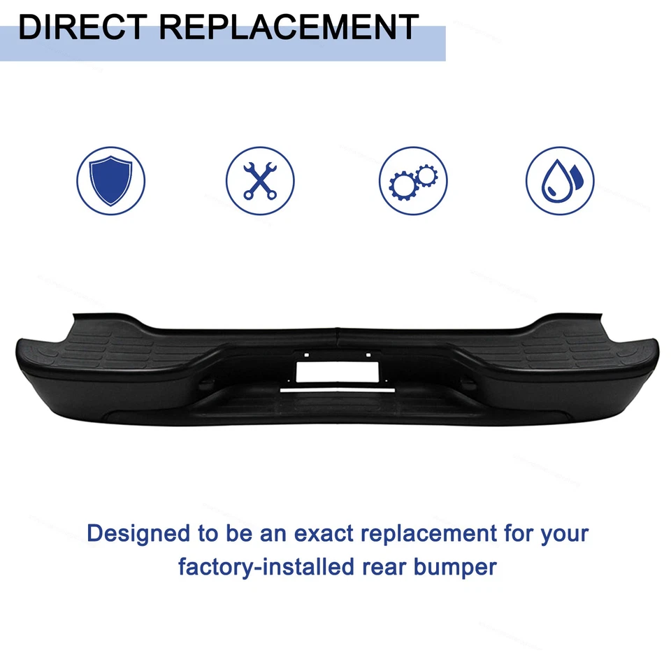 Rear Step Bumper Fit for 2000-2006 Chevy Suburban 1500 2500 Tahoe GMC Yukon/XL - Изображение 2 из 4