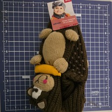 Alive Kinder-Sockchen Mit 3-DMotiv Childrens Winter Monkey Mittens Size 35-28