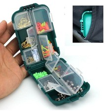 Fishing Storage Box organizer Container Tackle hobbies Compartments Hook Bait