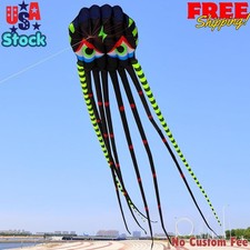 Huge Kite 26ft 3D Lightning Octopus Kites for Adults Frameless Soft 3D Octopus