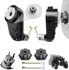 1/2PCS 24V RS555 35000RPM Gear Motor Kit for Power Wheels Electric Car Upgrade