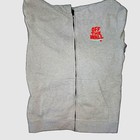 VANS Unisex Kids L Gray Full Zip Hoodie Very Cool Graphic Logo On Back — photo 3