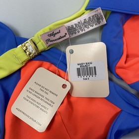 Agent Provocateur Mazzy Blue Coral Yellow Bikini Set 5/3 New