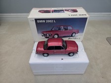 AUTOart Millennium 1/18 BMW 2002 L Red Diecast Model Car with Box