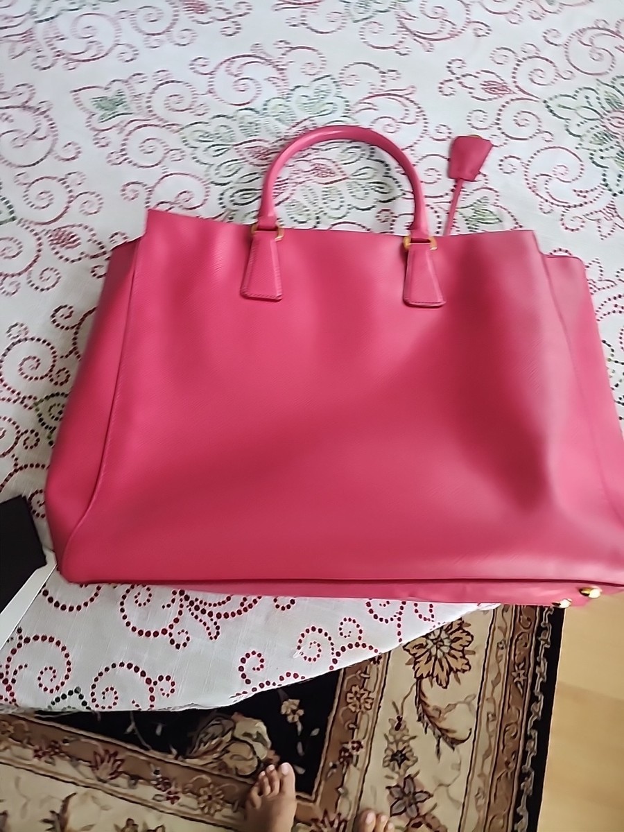 PRADA Saffiano Lux leather bag. PEONIA pink | eBay PRADA Saffiano Lux leather bag. PEONIA pink | eBay