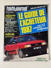 Revue/ Magazine L'Auto Journal n°17 Octobre 1986 Le guide de l'acheteur 1987