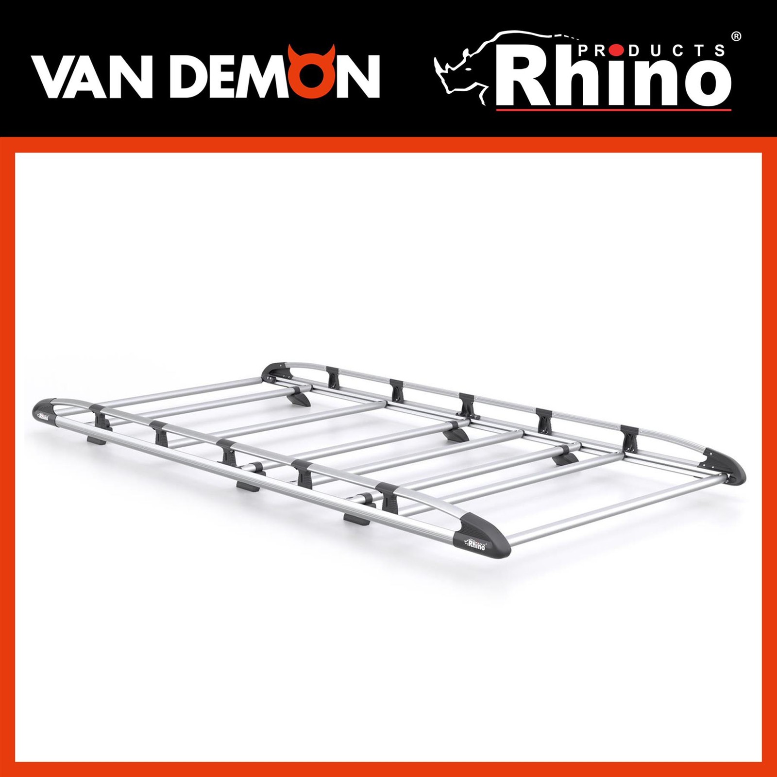 Renault Trafic Roof Rack for 2001-2014 (L2) [Tailgate] Rhino KammRack