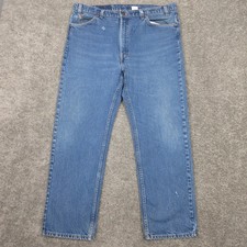 Levis Jeans Mens 40x30 Blue 505 Regular Straight Orange Tab Denim Pants 1996 USA