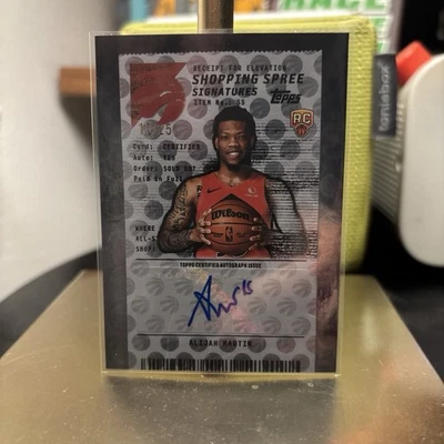 Topps Autographed Basketball Sports Trading Cards & Accessories