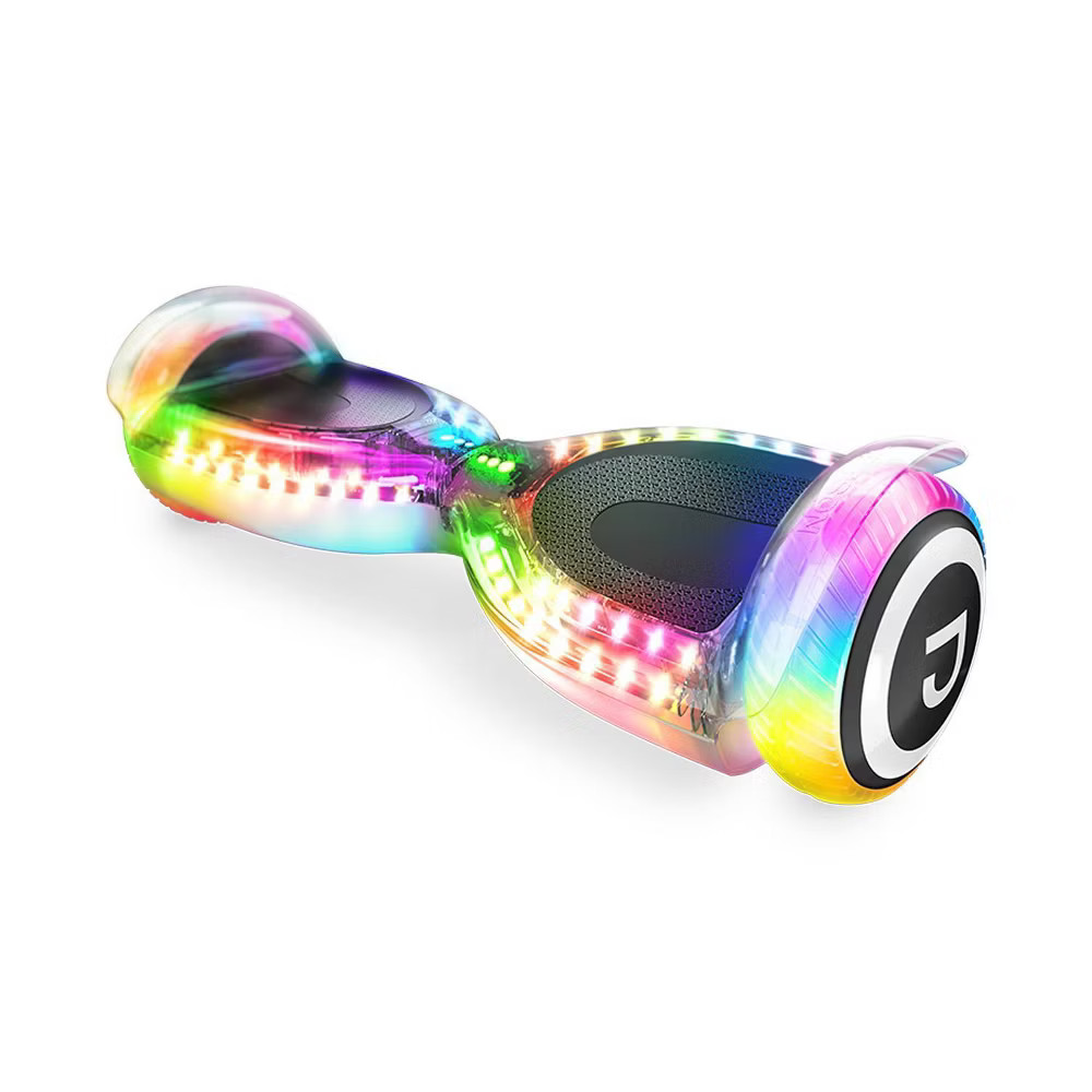 - White: Bluetooth, Led Lights, Built-in Speakers, 9 Mph