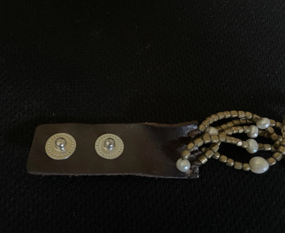 Precio de venta sugerido por el fabricante $39 Lucky Brand 5 hilos pulsera bohemia micro cuentas imitación perlas AGOTADO Foto 3 de 4