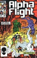 Alpha Flight #24D FN 1985 Stock Image
