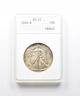 MS63 1946-D Walking Liberty Half Dollar ANA/Anacs Graded *1512