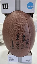 Kayne Udoh Signed NCAA Football  JSA Certified