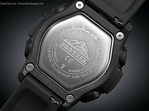 CASIO PRO TREK PRT-B50-1ER QUAD SENSOR, BLUETOOTH, STEP COUNTER - Photo 9 sur 10