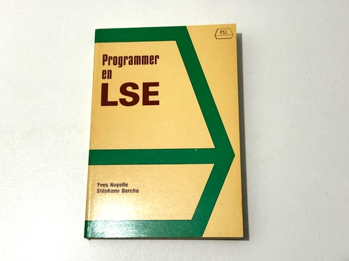 LIVRE PROGRAMMER EN LSE / EDITIONS DU P.S.I.