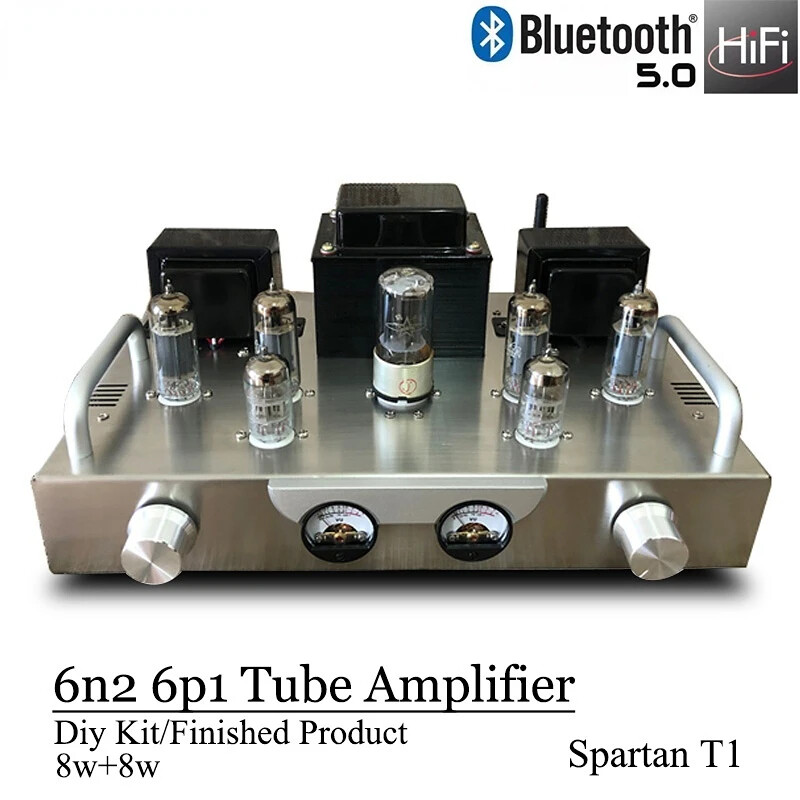 真空管アンプ 6N2 6P1 自作キット シャーシ パーツセット 6n2 6p1 Vacuum Tube Amplifier Diy Kit High Power Class A Tube