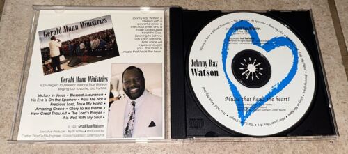 Johnny Ray Watson Music That Heals The Heart CD Rare OOP Gerald Mann Ministries - Imagen 3 de 4