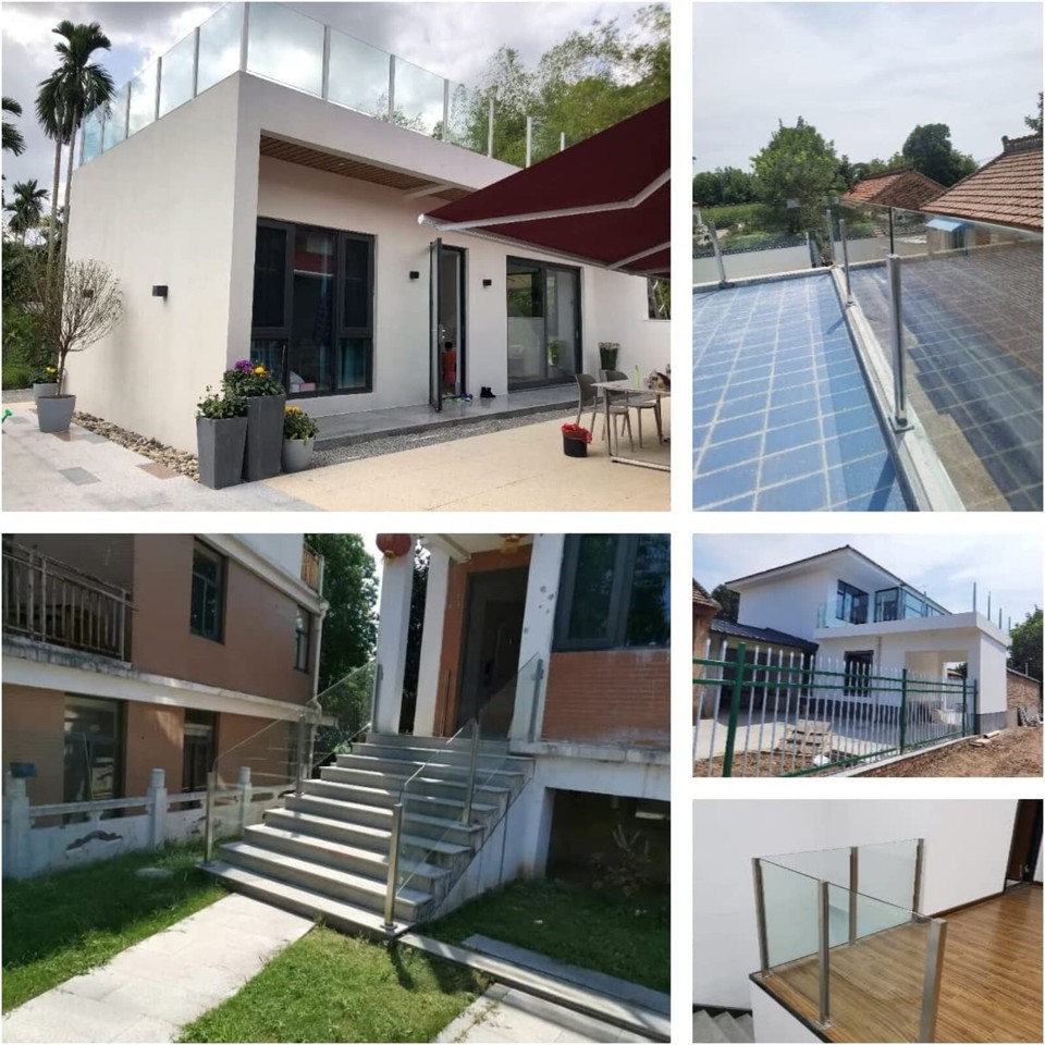 Glass Railing Post, Stainless Corner Post 35.8?? Cannot Add Handrail