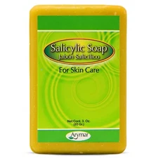 Arymar Salicylic Acid Soap 3 oz - Skin Cleansing and Exfoliating Bar, Packs 1-25