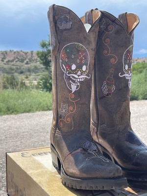 Johnny Ringo Women s 7.5 B Boots Model 922-15T Desert Brown Heel 30