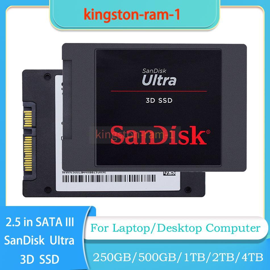 Sandisk 250/500GB 1TB 2TB ULTRA 3D SSD SATA Internal Hard