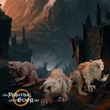 Giant Rat Bundle Miniature | D&D DnD | 