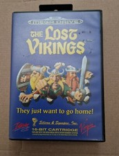 Thumbnail of ebay&reg; auction 387356582969 | The Lost Vikings - SEGA Mega Drive -OVP/Boxed- PAL/EUR- TOP