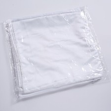 50Pcs 20"x20" Sublimation Blank Pillow Case Fashion Cushion Cover Plain White