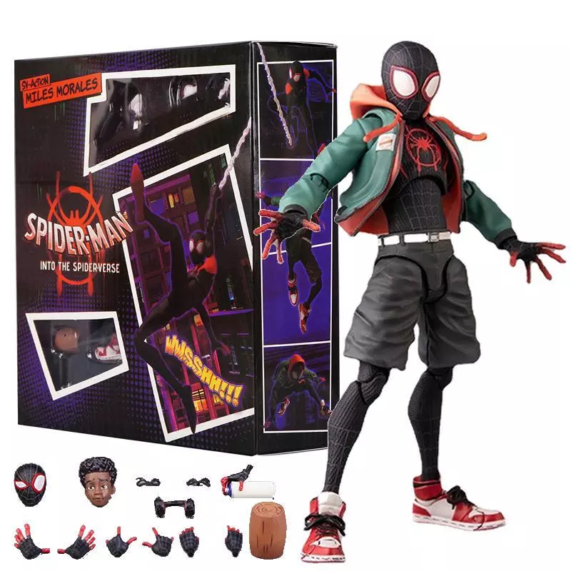 Spider-Man: Across The Spider-Verse Miles Morales Action Figure Toy Gift  13CM