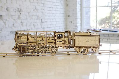 UGEARS Locomotive Mechanical 3D Puzzle Eco Toys by UGEARS UG70012