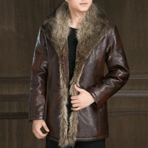 leather fur lined jacket