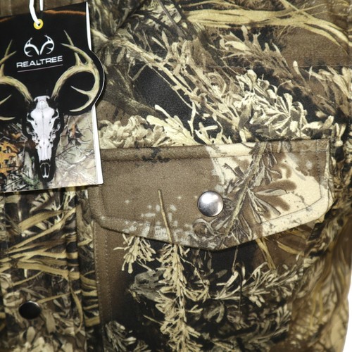 Giubbotto Uomo Realtree Scaldamuscoli Isolato Mimetico Caccia Pesca Lavoro Giacca 88 - Foto 19 di 22