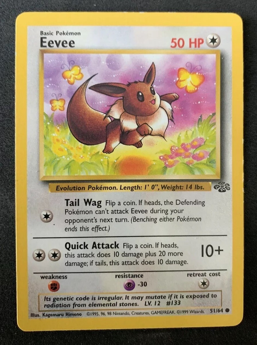 1999 eevee pokemon card Eevee Pokemon Card Air Freshener  Madcap & Co