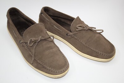TOD'S men shoes sz 6 Europe 38 LIGHT BROWN SUEDE leather S8769