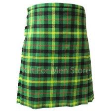 Handmade Paton Clan Tartan Kilt - Heavy Weight 16oz Traditional Tartan Kilt